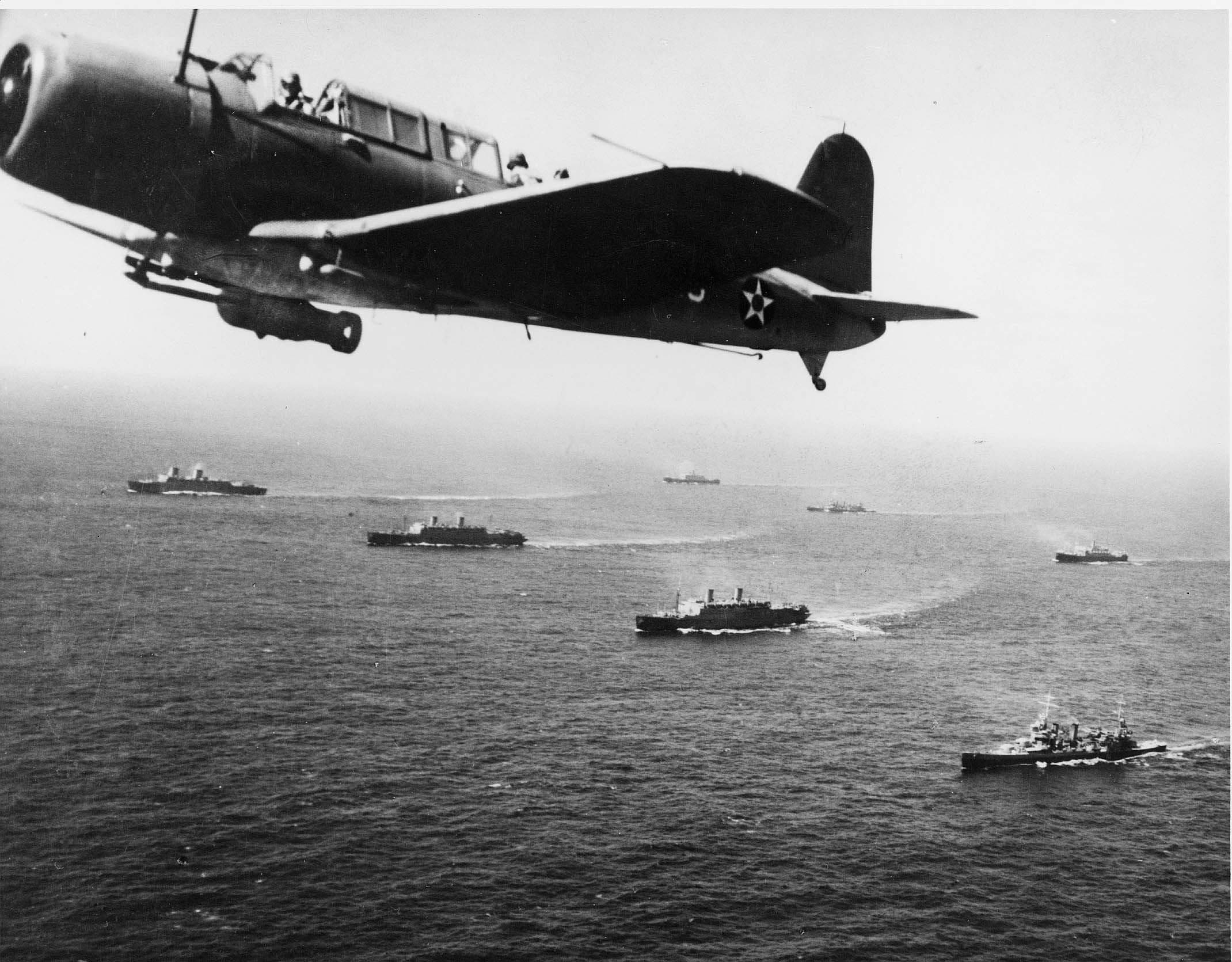 Convoy WS-12 en route to Cape Town, 1941
